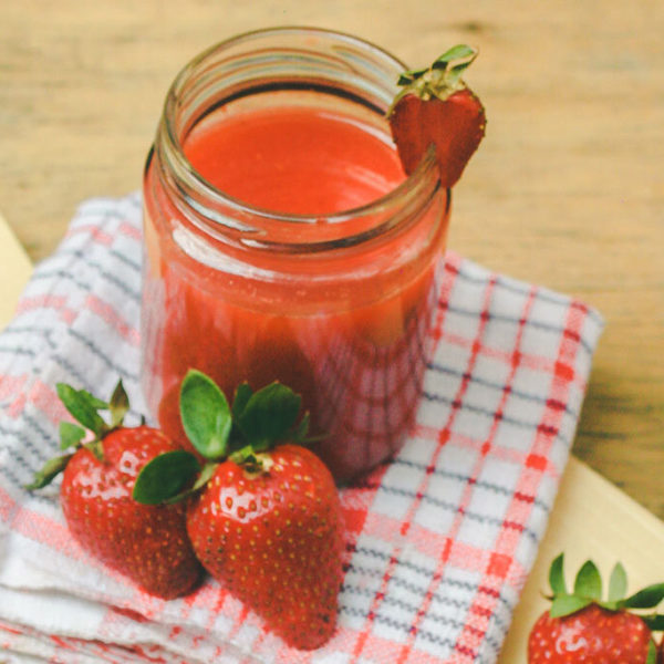 Un soir d’été… se régaler d’une soupe de fraises !