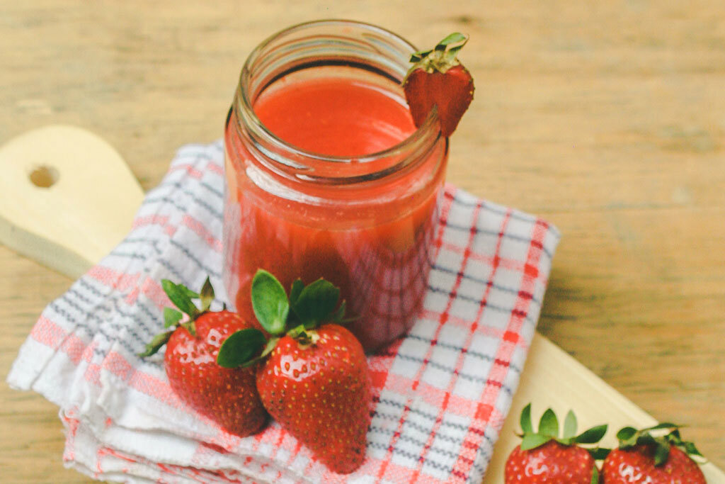 Un soir d’été... se régaler d’une soupe de fraises !